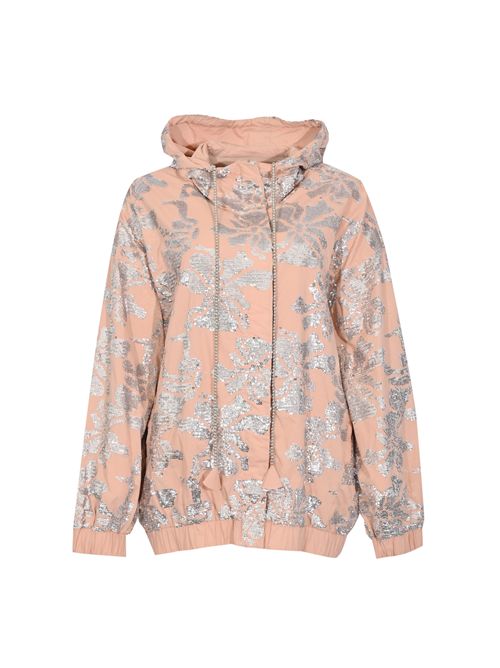 Bomber Maracuja con ricamo floreale in paillettes PINKO | 106507 A367NS3